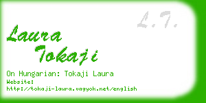 laura tokaji business card
